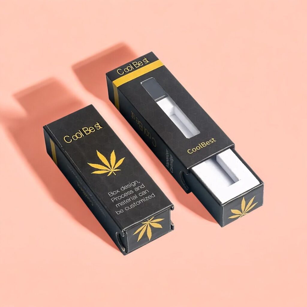 Hemp Vape Oil Cartridge Boxes