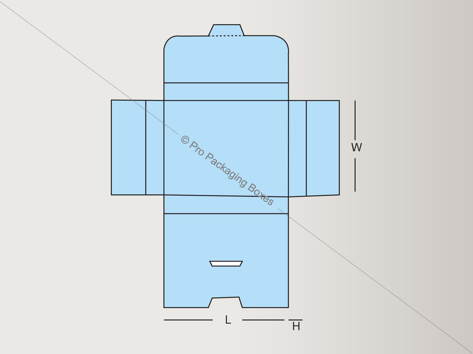 Custom Printed Paper Briefcase