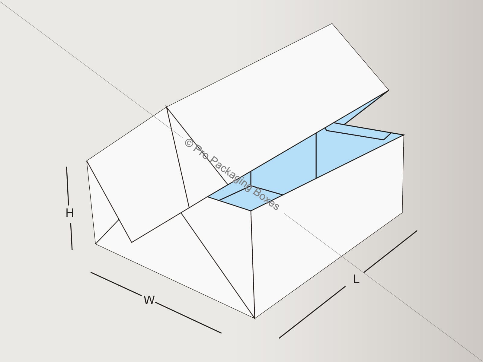 Custom Printed Regular Six Corner Boxes