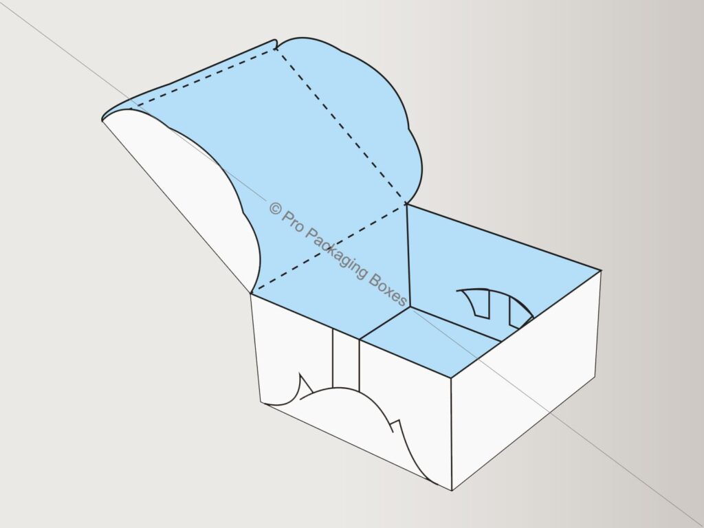 Custom Printed Self Lock Cake Boxes