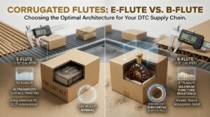 Corrugated Mailer Boxes: Understanding Flute Types (E-Flute vs. B-Flute)